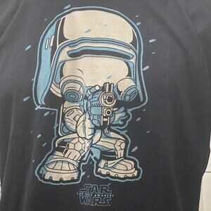 Star Wars Force Awakens Funko Pop Animated Robot Drone Episode VII T-Shirt XL